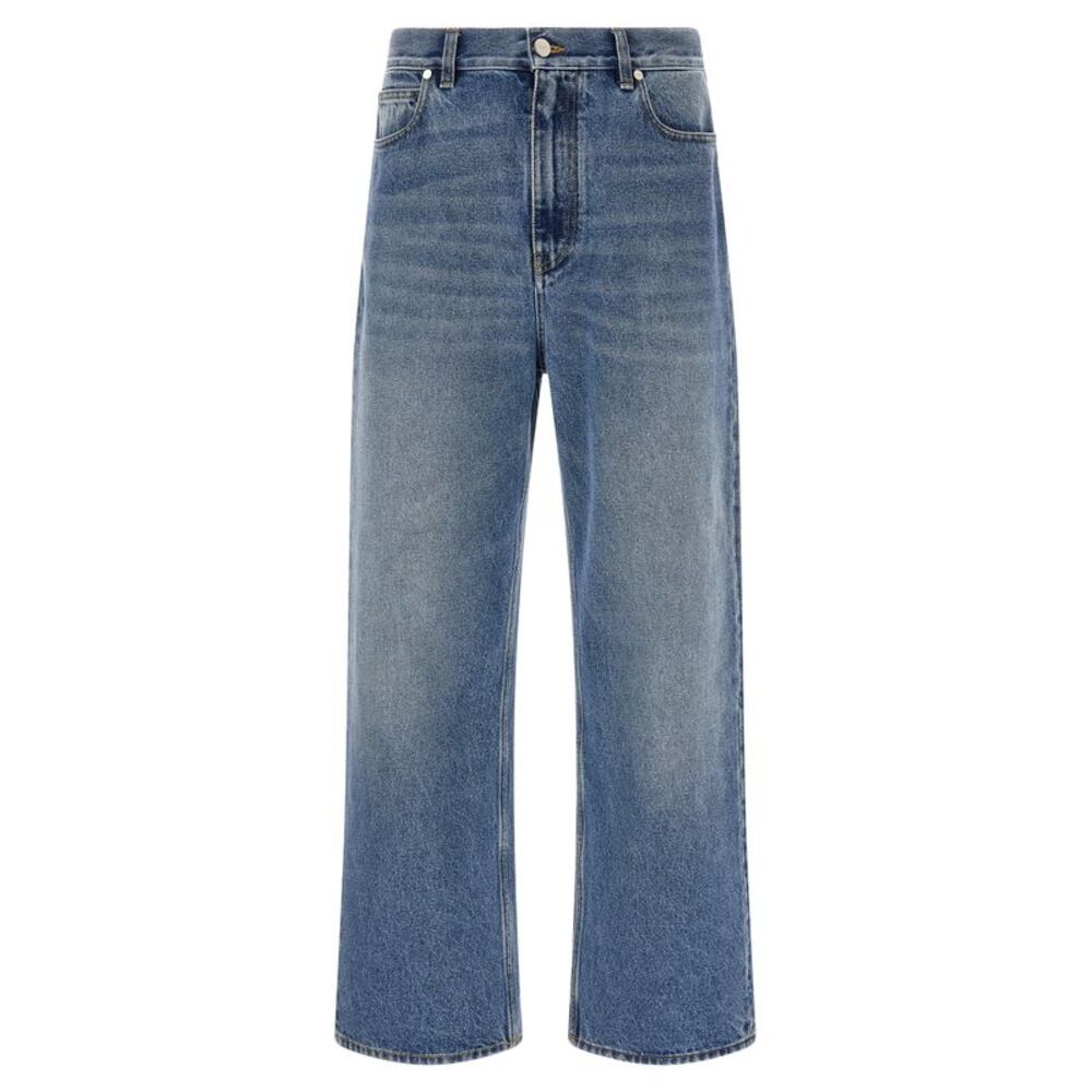 Fendi Men 'Ff' Patch Jeans Saddlery